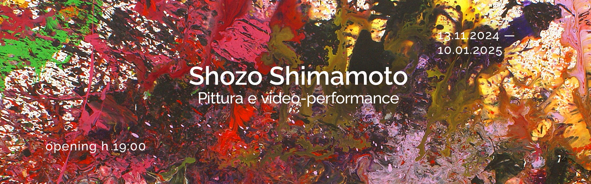 Shozo Shimamoto, galleria Il Ponte, home